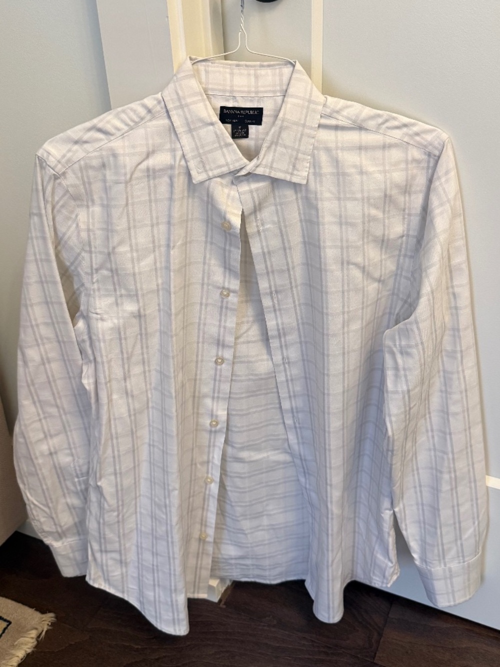 Banana Republic Mens Button Down - M (15 - 15 1/2, Slim)